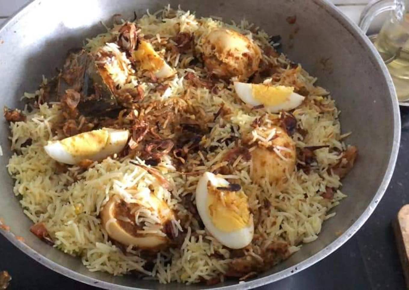 Egg biryani