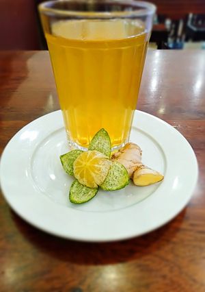 Hình của món Trà gừng.