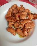 Ñoquis de papas al pimentón en salsa de mantequilla