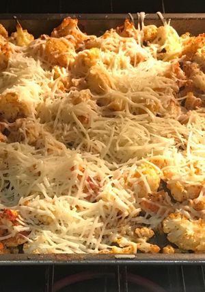 A picture of Baked Parm cauliflower.