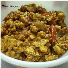 A picture of Paneer bhurji.