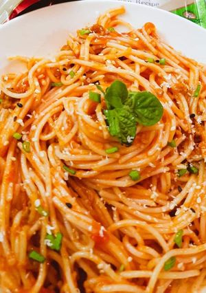 A picture of Spaghetti Bolognese.