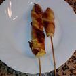 Pincho de bacon pollo y patata mmm