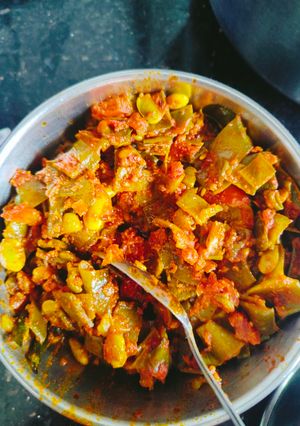 पापड़ी की सब्जी (papdi ki sabzi recipe in Hindi) रेसिपी मुख्य फोटो