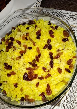 A picture of Kesariya Sweet Rice (Kesariya Meethe Bhat).