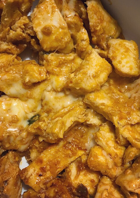 Una foto de Filete de pollo arreglado