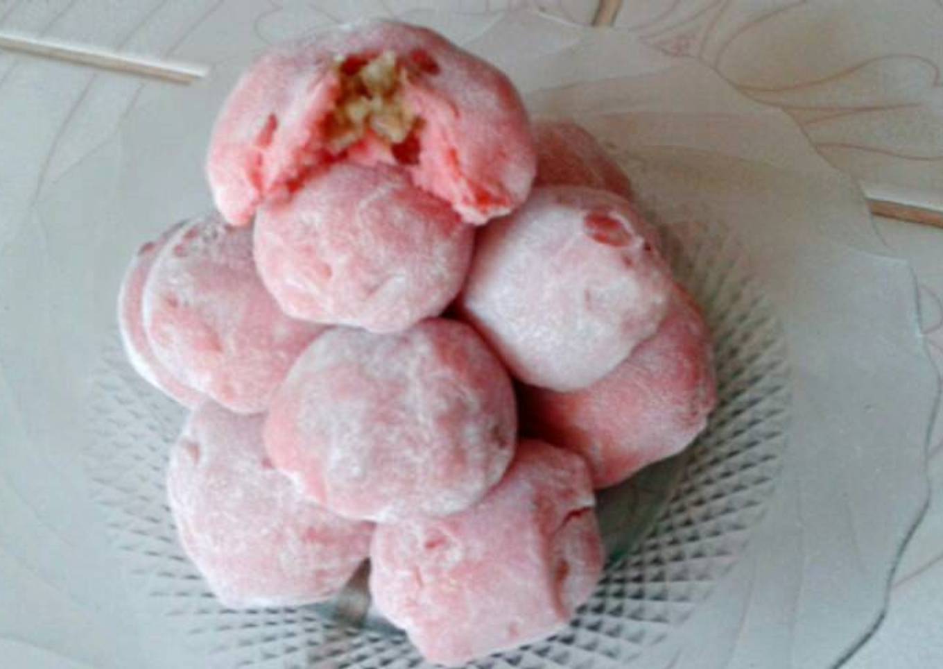 Resep Mochi isi kacang ?