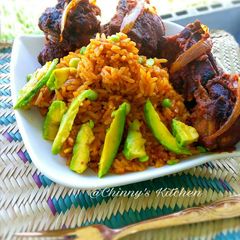A picture of Party jellof rice.
