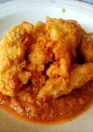 Foto resep Ayam crispy telur asin