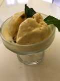 Helado cremoso de maracuyá