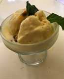 Helado cremoso de maracuyá