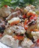 Овощное рагу с Индейкой (можно курица)