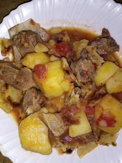 A picture of Beef stew with potatoes #4 week challenge#authormarathon.
