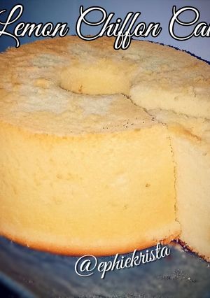 Foto resep Lemon chiffon cake