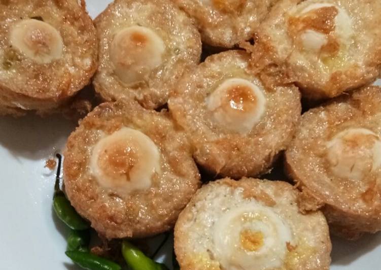 Resep Tahu puyuh kukus goreng Anti Gagal