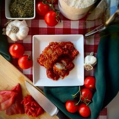 A picture of Cod with Tomato!! 🐟🍅.