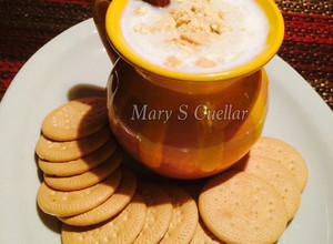 Una foto de Atole de galletas Marias de mi cocina😉