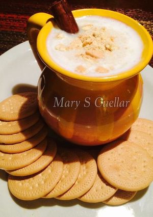 Una foto de Atole de galletas Marias de mi cocina😉
