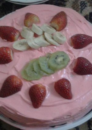 صورة لوصفة كيك عيد الحب عطريقتي