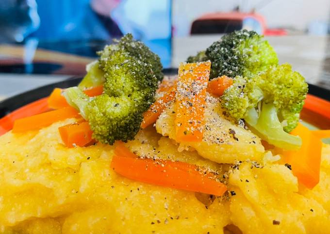Polenta con verdure