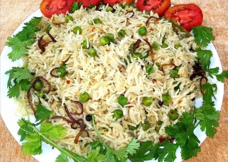 Recipe of Speedy Green peas pulao