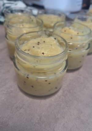 Une photo de Compote poire banane kiwi