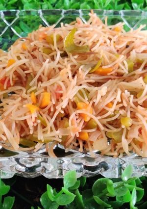 A picture of Sevai upma.