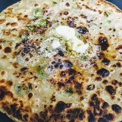Palak Potato Paratha A picture of Palak Potato Paratha.