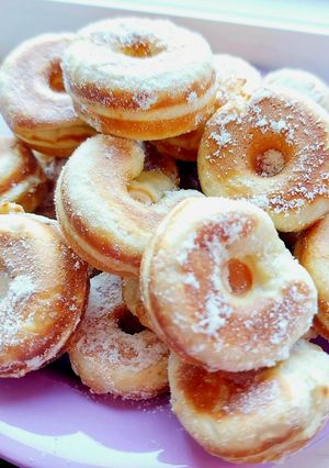 O poză a rețetei Mini gogoșele cu banane - făcute la aparatul de făcut gogoși.