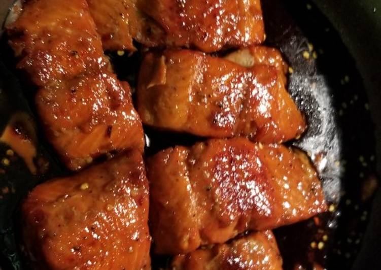 Step-by-Step Guide to Prepare Any-night-of-the-week Honey glazed salmon