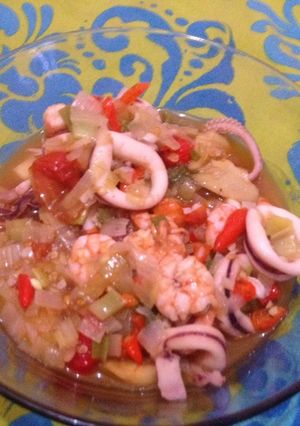 Foto resep Cumi udang asam manis 😍