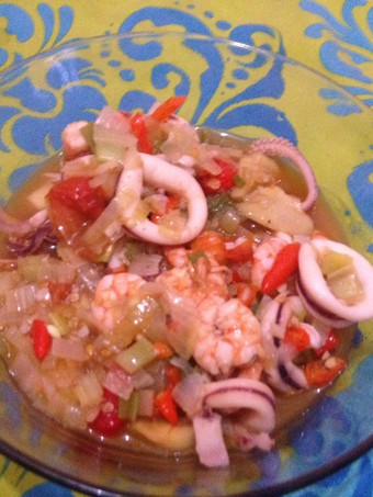 Resep Cumi udang asam manis 😍 Rumahan
