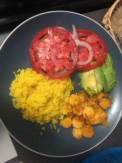 Una foto de Camarones caseros!