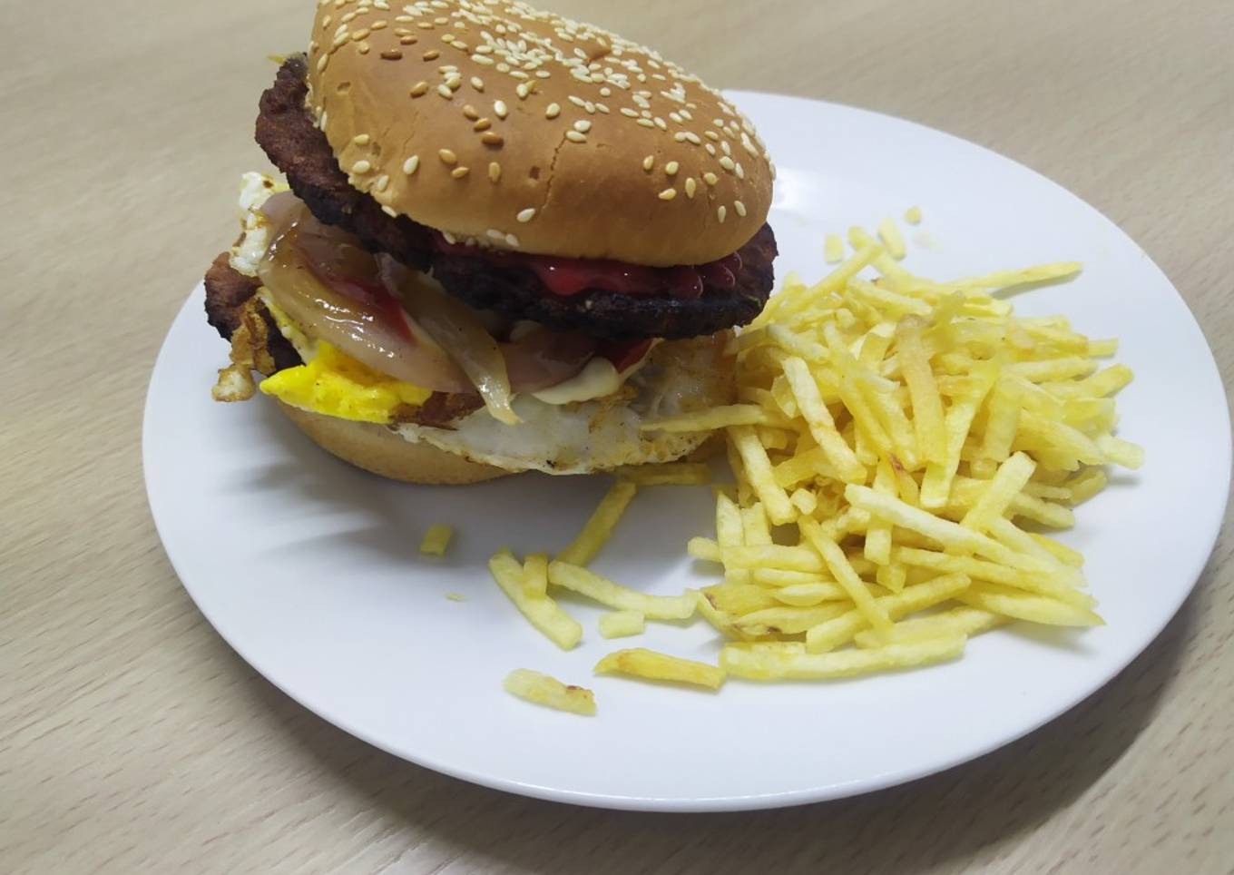 Hamburguesa de lentejas