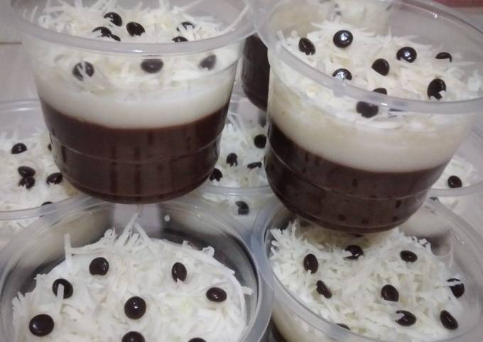 Puding Coklat Vla Susu