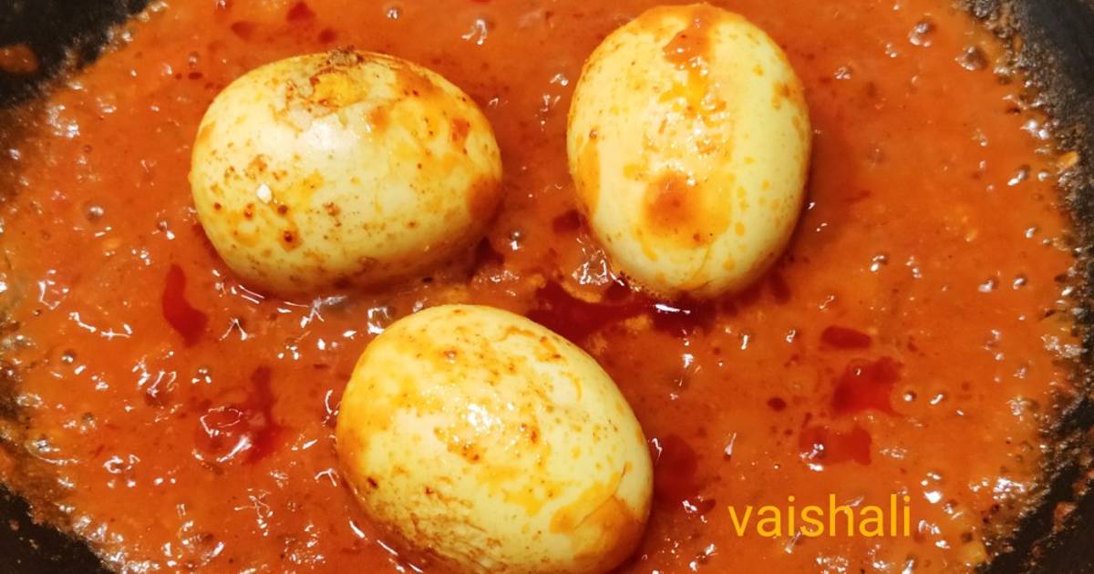 Egg Curry Dhaba Style Gravy Recipe by Vaishali Suhas Cookpad