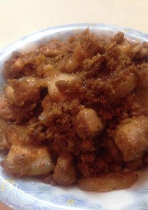 Hình của món Thịt chưng mắm tép.
