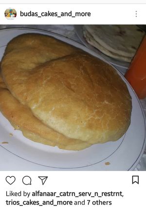 Gurasar larabawa ainihin hoton girkin