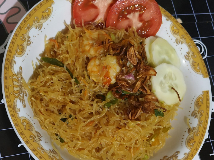 Standar Resep mudah membuat Bihun Goreng Cabe Hijau  nagih banget