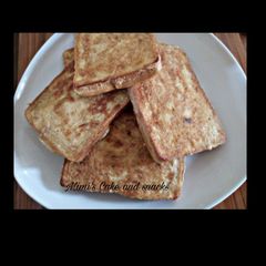 A picture of Bread with egg.