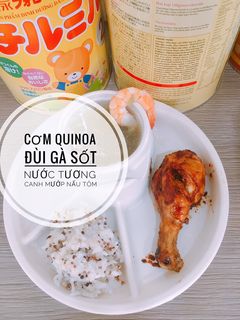 Hình của món Đùi gà sốt nước tương.