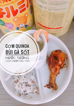 Hình của món Đùi gà sốt nước tương.