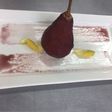 Peras al vino tinto