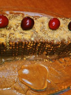 عکسی از دستور کیک یخچالی