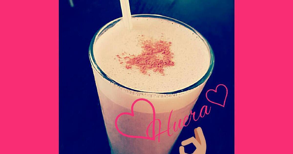 Licuado de Plátano y Chocomilk ♡ ;) Receta de ???Guerita???- Cookpad