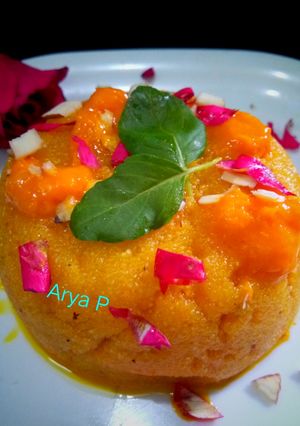मैंगो हलवा(mango halwa recipe in hindi) रेसिपी मुख्य फोटो