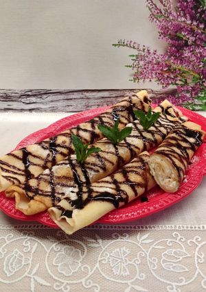 Almás 🍎- levendulás🪻, vaníliás mascarponés🍮 palacsinta 🥞 recept fotója