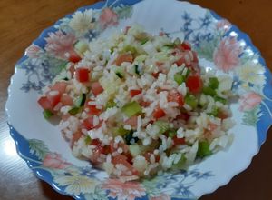 Foto principal de Ensalada de arroz con aderezo de limón