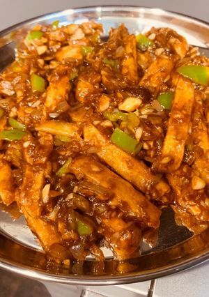 પોટેટો ચીલી રેસીપી મુખ્ય ફોટો