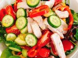 Eat clean (salad thịt heo áp chảo)